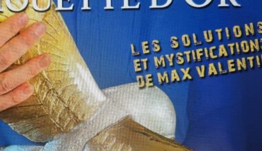 un livre pour présenter les solutions et les... mystifications de Max Valentin
