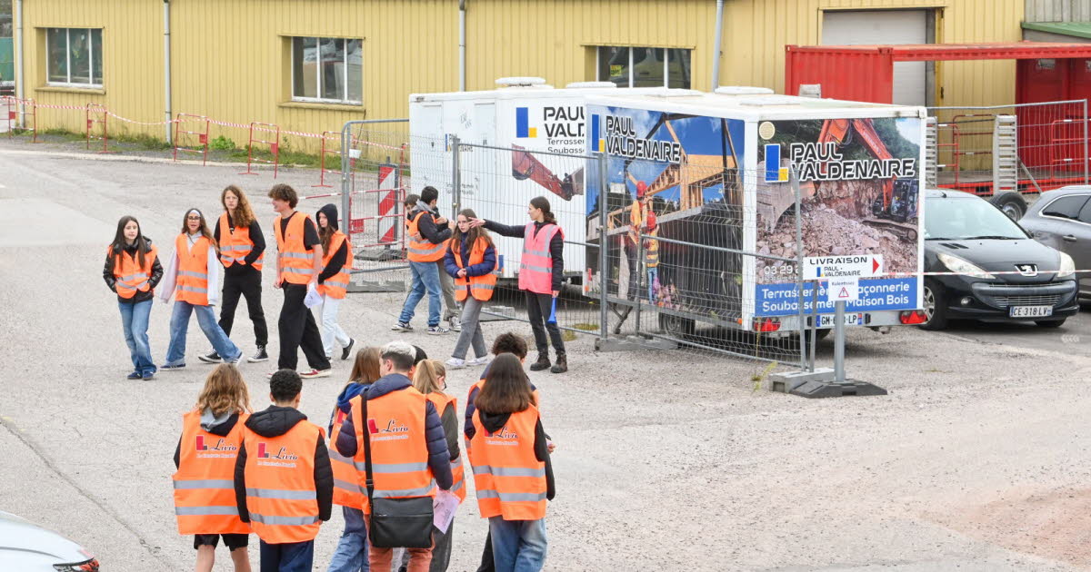 près de 200 élèves découvrent les métiers du bâtiment chez Livio