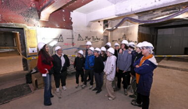 Photos . Découverte des métiers du bâtiment grâce au chantier du Grand hôtel de la Reine