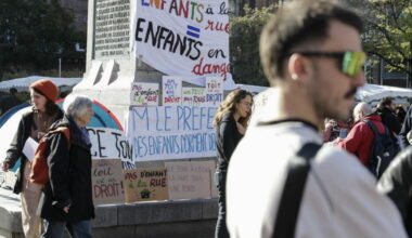 Strasbourg. Place Kléber, un rassemblement pour réclamer la réquisition de logements vides