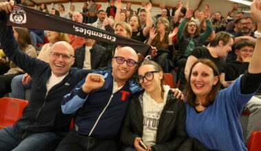 pour le premier match au plus haut niveau des Louves de Saint-Dié, des supporters fiers et remontés à bloc