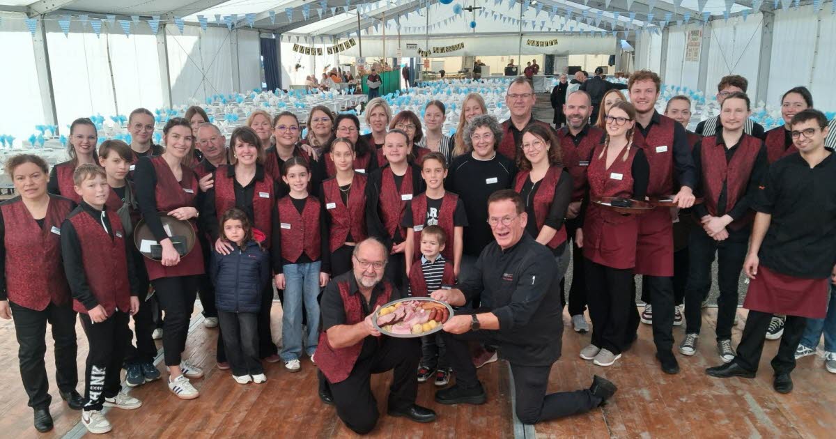 Hésingue. 1 100 convives et 400 kg de chou pour la Fête de la choucroute