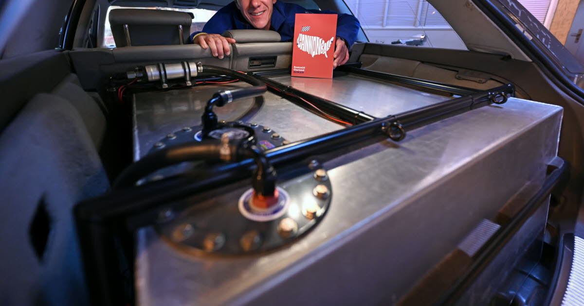 Nancy. Figure du Cannonball Run, Romuald Clariond a fait escale à Nancy