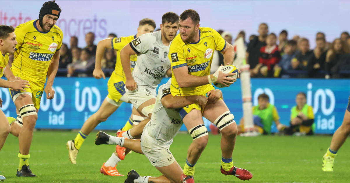 Top 14. « Je croque à fond dans ma chance » : l'Ardéchois Thomas Ceyte s'éclate à Clermont