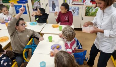 mission éveil des papilles pour Tabata Mey dans une école de Lyon