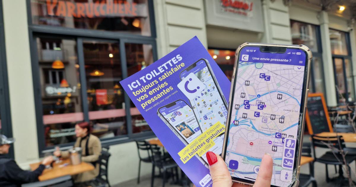 Strasbourg. Une envie pressante ? L’appli ICI Toilettes vous dit où faire pipi gratuitement en ville