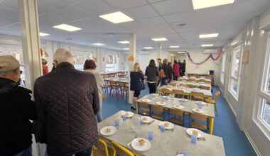 l’école Terrenoire Bourg inaugure sa nouvelle cantine