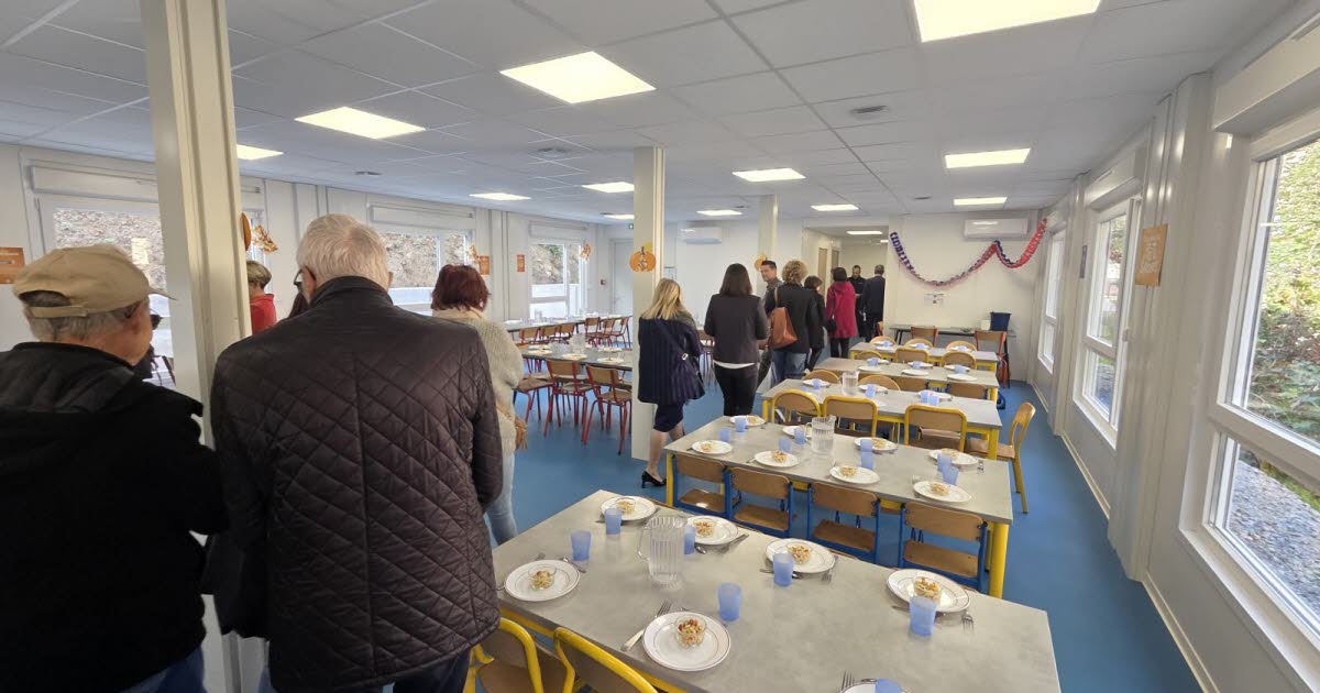 l’école Terrenoire Bourg inaugure sa nouvelle cantine