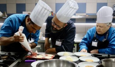 Saint-Chamond. Concours de pâtisserie du CAEFPA au lycée hôtelier, une première réussie