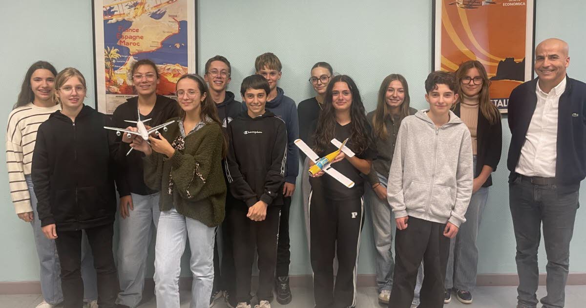 l’option aéronautique attire aussi les collégiennes