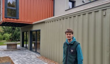 il a imaginé et conçu une maison avec des conteneurs