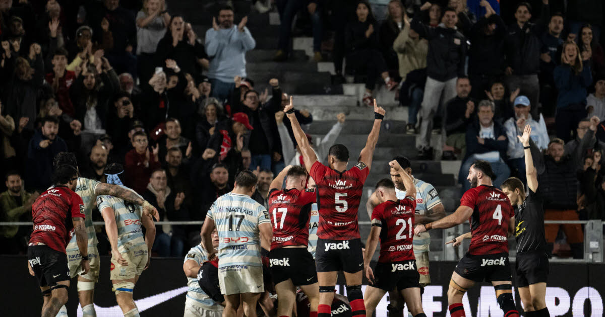 Toulon surclasse le Racing mais perd Baptiste Serin sur blessure