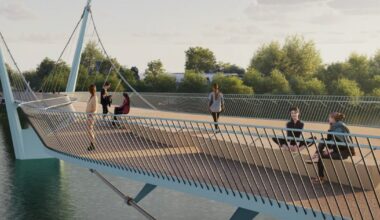 le nouveau pont suspendu sur le Rhône se veut « éminemment lyonnais »