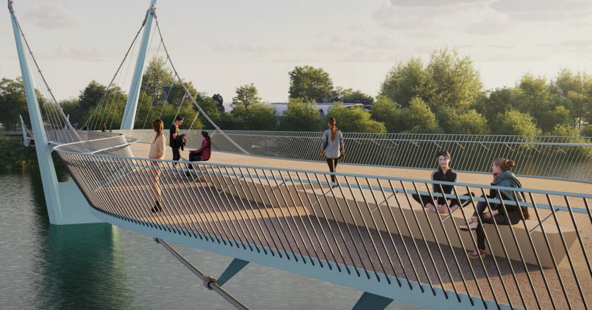 le nouveau pont suspendu sur le Rhône se veut « éminemment lyonnais »