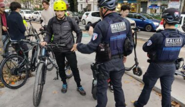la police appelle à la vigilance des cyclistes avant le changement d’heure
