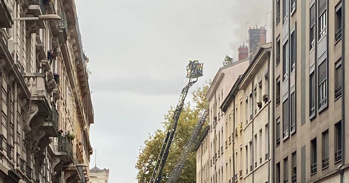 Lyon. Une personne légèrement blessée dans un incendie, la rue de Bonnel coupée
