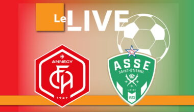 En direct Football - Ligue 2. Des soucis à l'entrée du stade, un carton rouge et une ambiance de folie... Le FC Annecy tout proche d'un grand coup face à l'ASSE ? Suivez la rencontre
