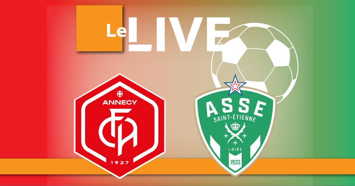 En direct Football - Ligue 2. Des soucis à l'entrée du stade, un carton rouge et une ambiance de folie... Le FC Annecy tout proche d'un grand coup face à l'ASSE ? Suivez la rencontre