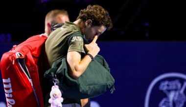 Tournoi de Bâle. « Je ne sais pas pour combien de temps j’en ai » : blessé au dos, Ugo Humbert inquiète