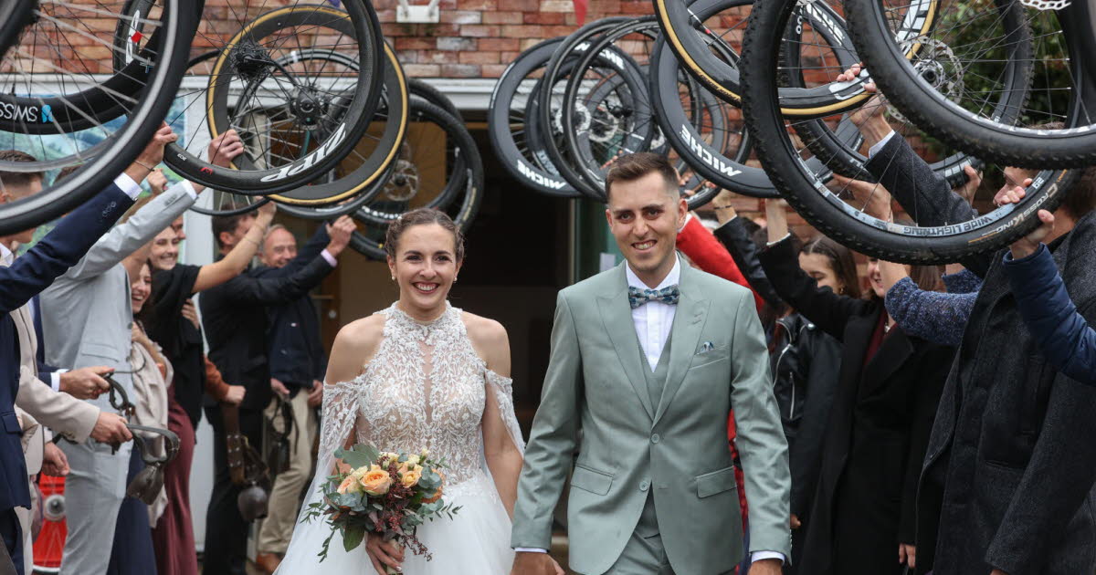 Doubs. Les champions cyclistes Juliette Labous et Clément Berthet se sont dit oui pour la vie
