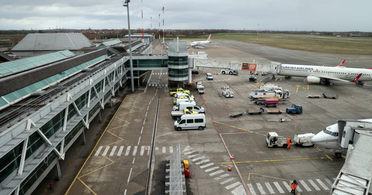 Strasbourg-Entzheim. L'aéroport propose 27 destinations opérées par dix compagnies pendant la saison hivernale