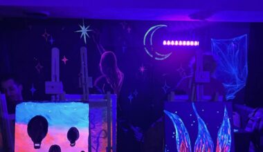 Strasbourg. Soirée apéro peinture : peindre dans le noir