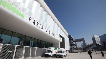 Inaugurée en 2017, Paris La Défense Arena est la plus grande salle de spectacle d'Europe et peut accueillir jusqu'à 40 000 personnes. (OLIVIER BOITET / MAXPPP)