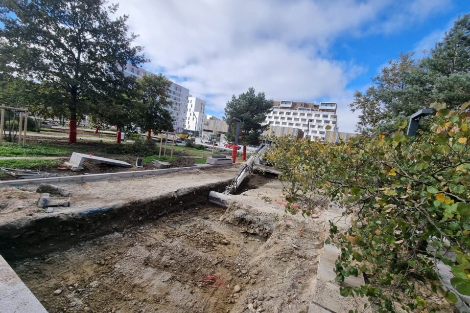 Les cheminements piétons vont être repensés.