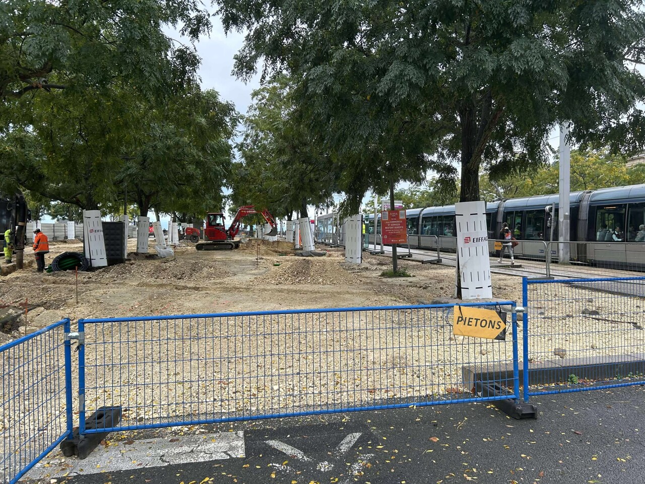 la circulation et les accès modifiés