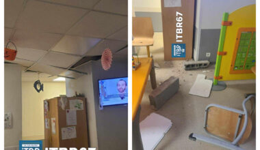 un bout de plafond s'effondre dans une salle d'attente, pas de blessé