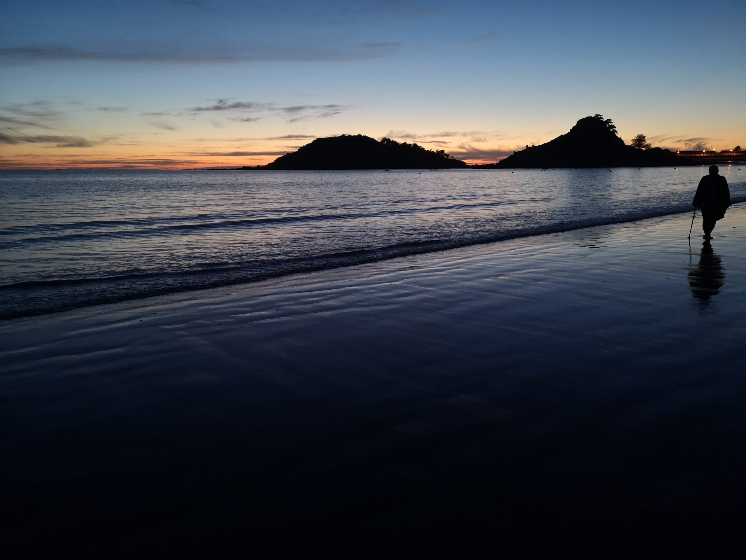 Plage océan île crepuscule Yaël Becker