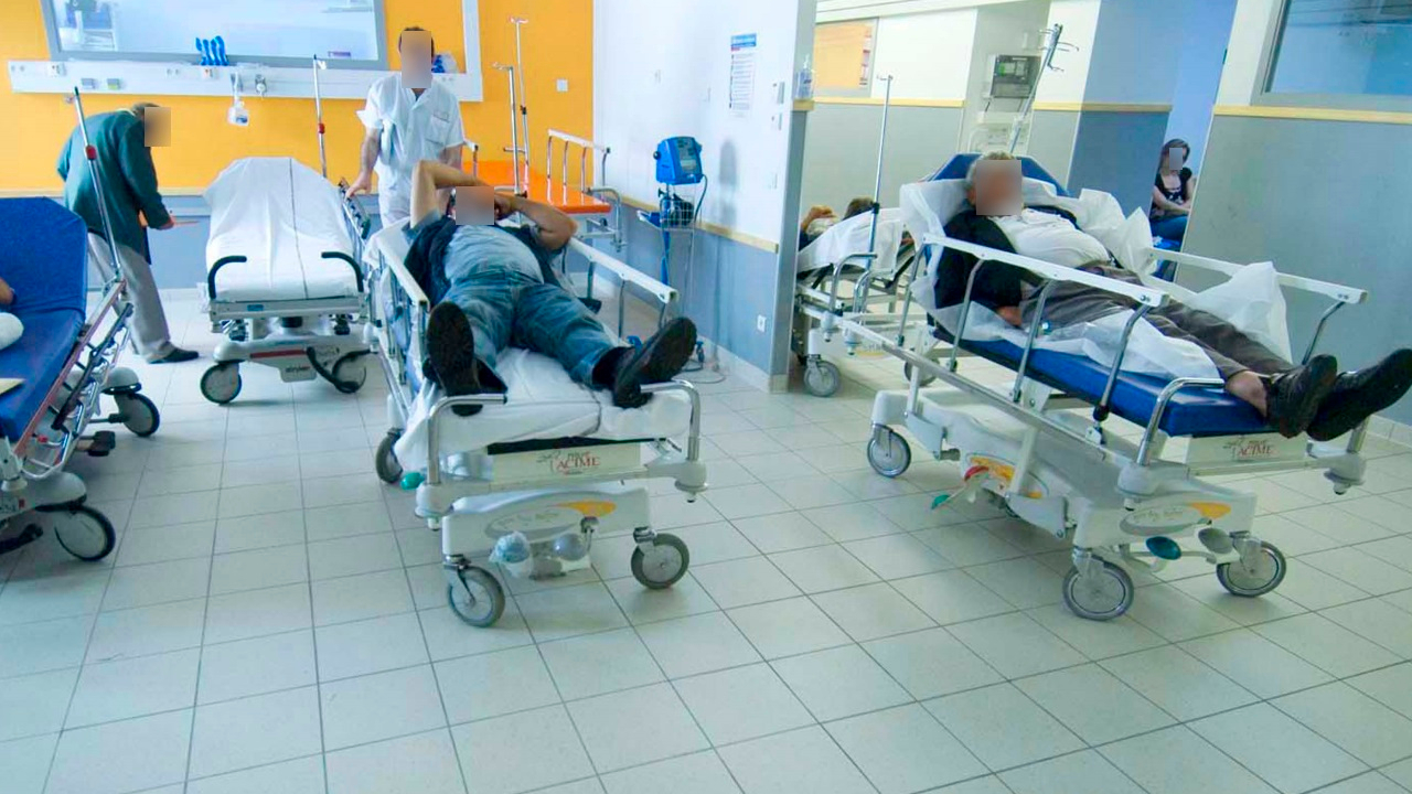 un homme blessé par balle déposé à l'hôpital