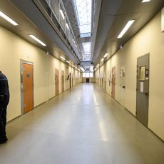 La nouvelle mouture de la prison de la santé, avec des couloirs plus lumineux.