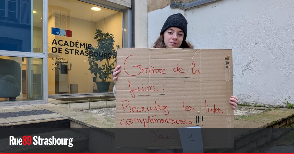Strasbourg. En grève de la faim, Vanessa se bat "pour la dignité des enseignants"
