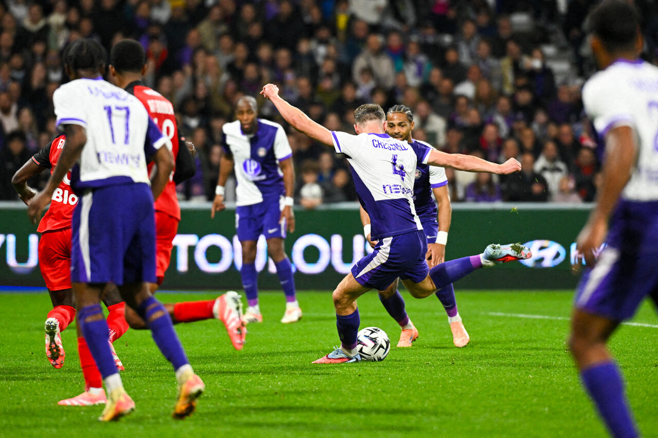 Ligue 1. Pourtant dominateur, le Toulouse FC se fait peur et arrache le nul contre Rennes