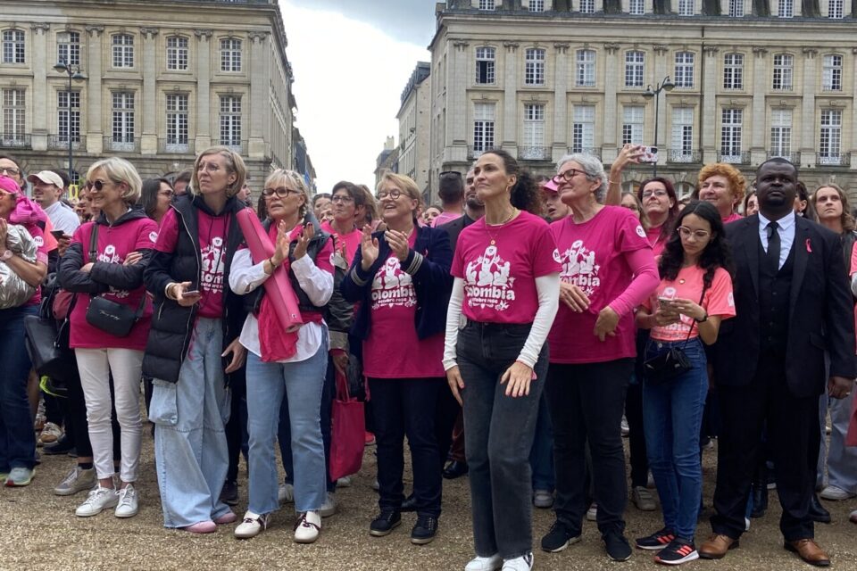 Nathalie Appéré et Linda Hardy étaient présentes pour la 15e édition de la Colombia.