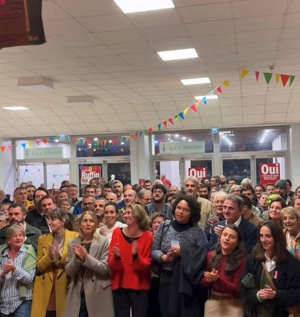 LAURENCE RUFFIN LANCE SA CAMPAGNE EN CATIMINI AVEC CE QU'IL RESTE DES VERTS