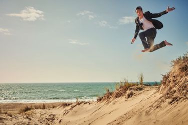 À Soulac-sur-Mer (Gironde), le 25 juillet. Le film dont il est le minuscule héros sera en salle le 22 octobre.