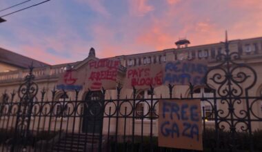 la police réprime la mobilisation pour Gaza à Sciences Po Rennes
