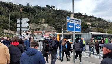 Nice. Circulation intense, bus déviés... Une grosse foule attendue dans ce quartier
