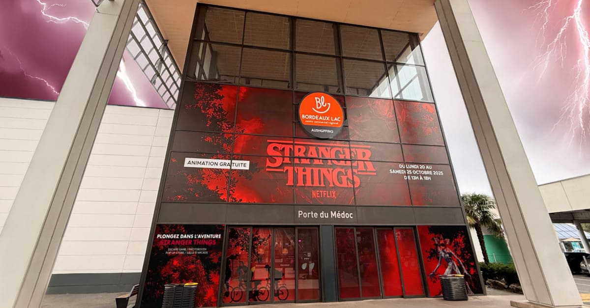 Événement Stranger Things à Bordeaux Lac 20