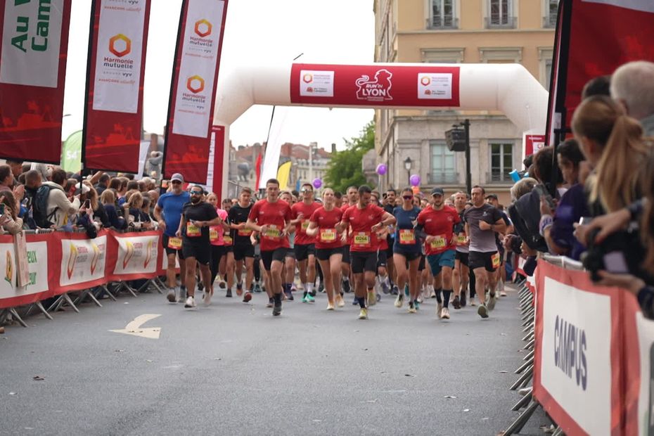 Run in Lyon bat son record de fréquentation dans une ambiance survoltée