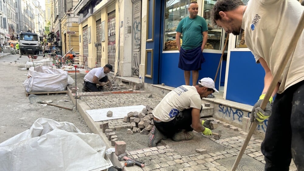 Pavé après pavé, le Noailles de demain se dessine à Marseille