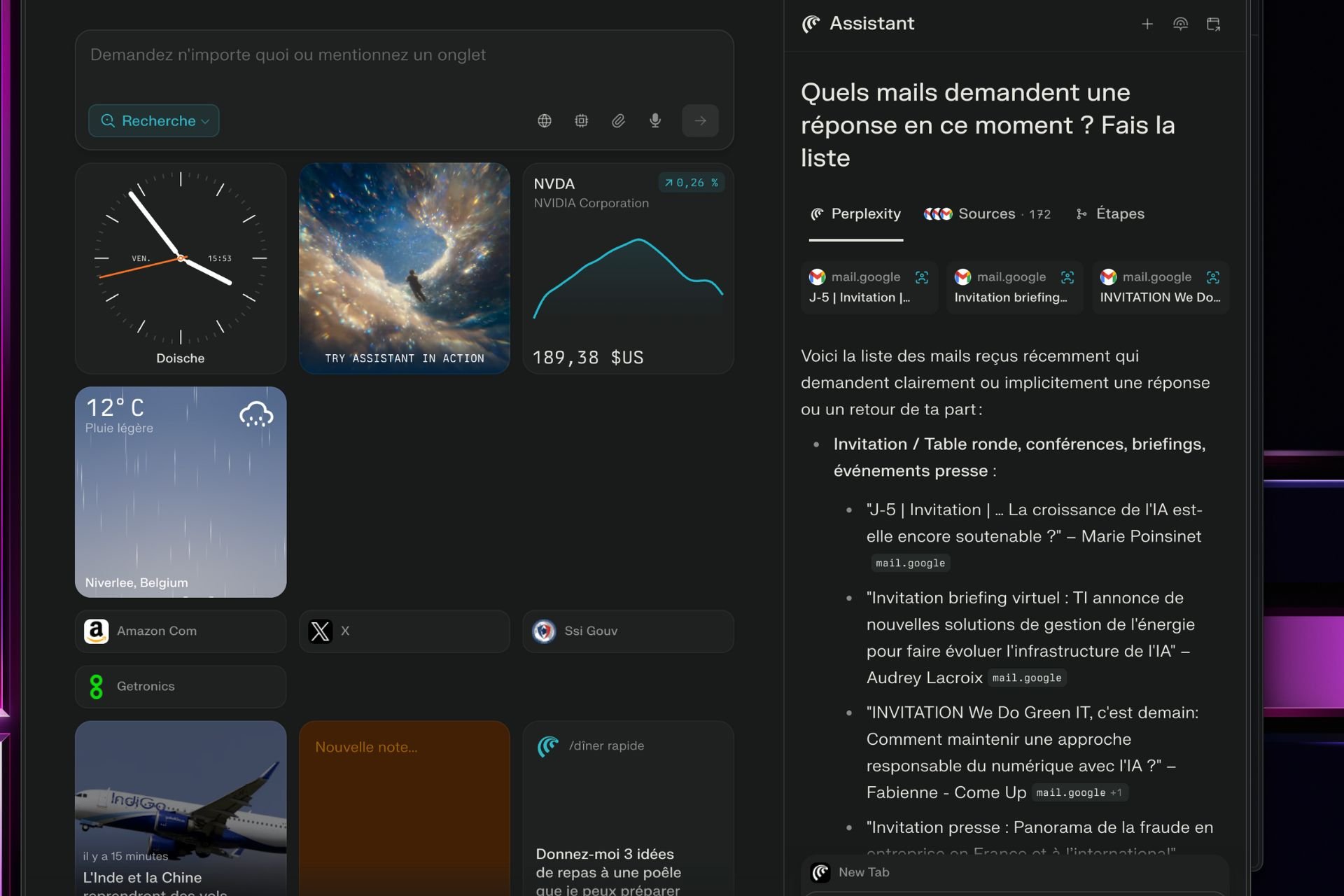 Test Comet Assistant Ia Mail