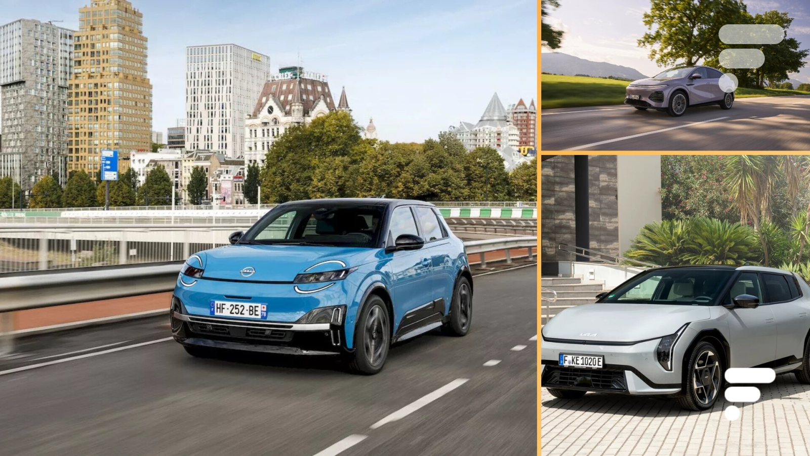 Les 3 voitures électriques recommandées par Survoltés en octobre 2025