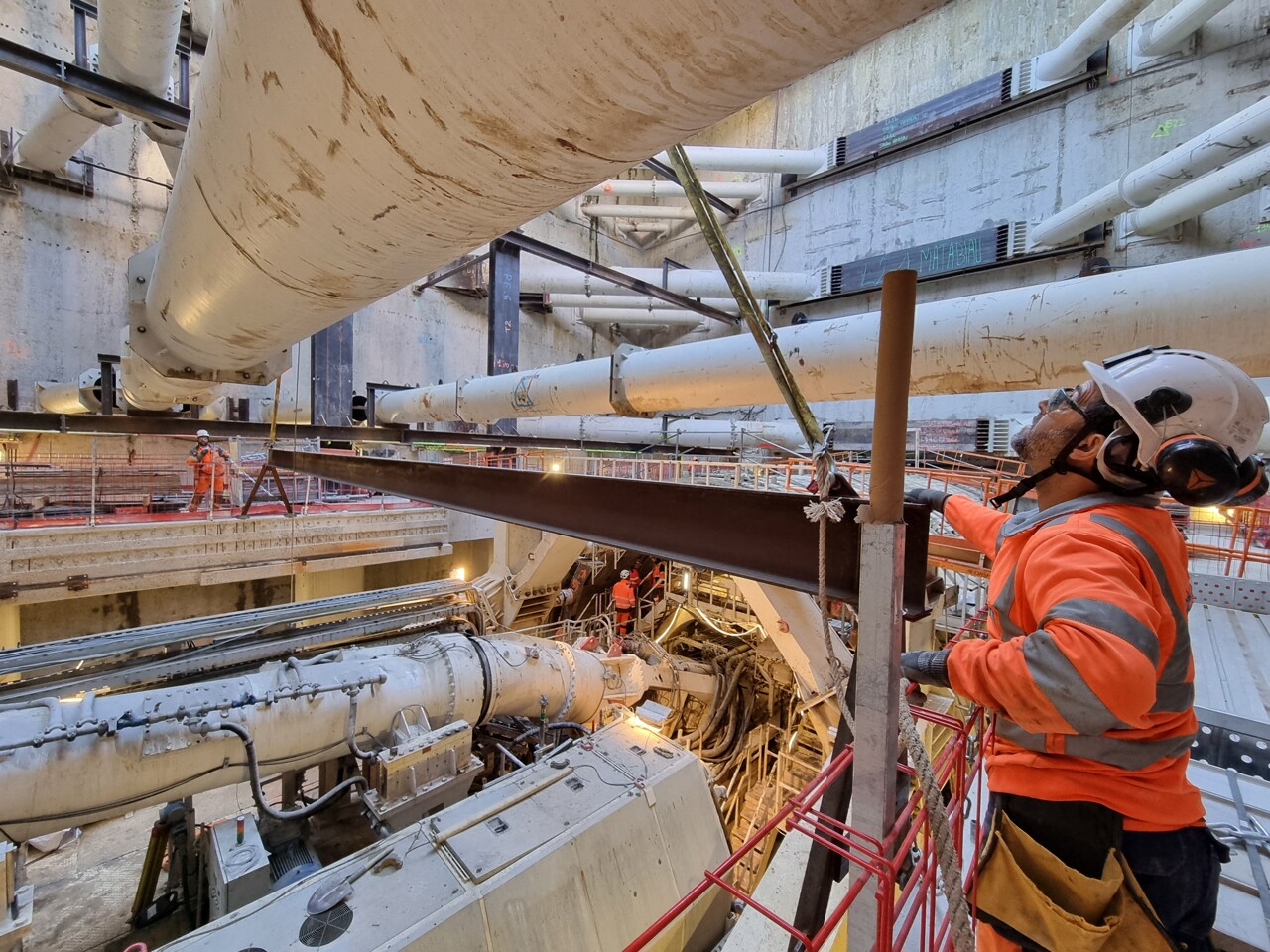 un chantier pharaonique dans le futur épicentre du réseau