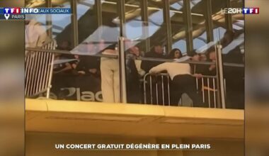 Un concert gratuit dégénère en plein Paris