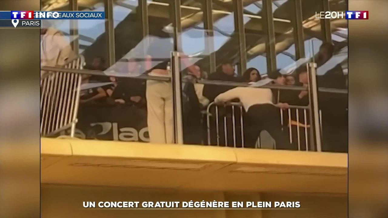 Un concert gratuit dégénère en plein Paris