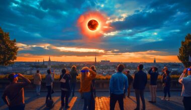 Illustration de l'éclipse solaire quasi-totale attendue en France le 12 août 2026.