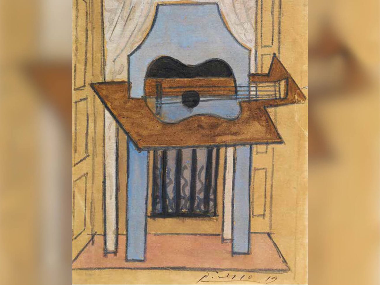 Pablo Picasso, Nature morte à la guitare